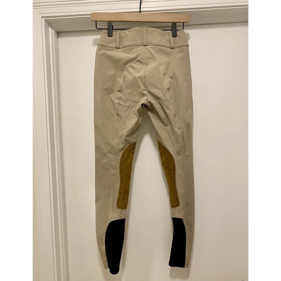 The Tailored Sportsman Front Zip Breeches Trophy Hunter Boot Sock #1927 Tan 24R - Picture 2 of 12